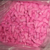 Pink and yellow 2CB Pills Xtc Pills displayed on a clean white background