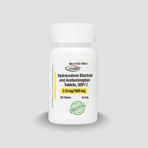 Hydrocodone 2.5/500mg