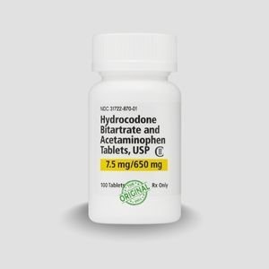 Hydrocodone 7.5/650mg
