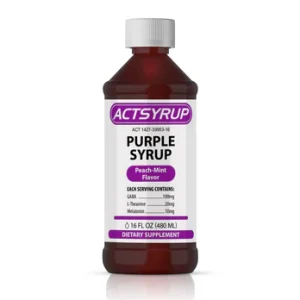 Buy ACTSYRUP (16oz) Purple Peach-Mint Flavor In Australia Online