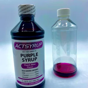 Buy ACTSYRUP (16oz) Purple Peach-Mint Flavor In Australia Online